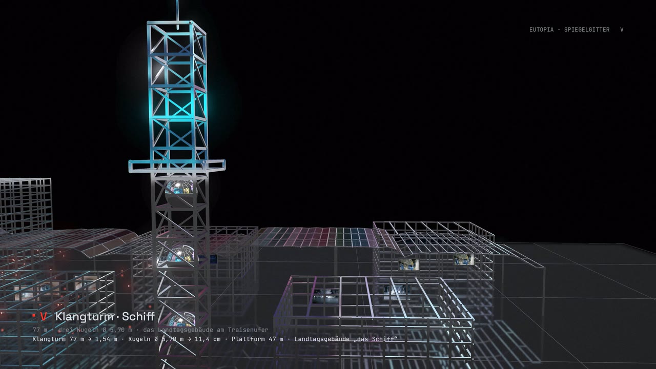 V · Klangturm, 77 m → 1,54 m